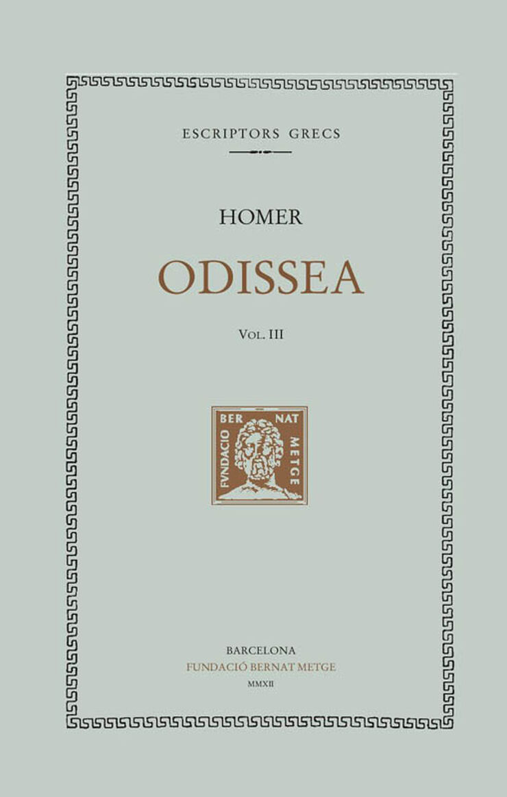 Odissea, vol. III (cants XIII-XVIII)