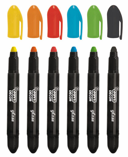 Ceras para cristal y cerámica Jovi, 6 colores Ceras para cristal y cerámica Jovi, 6 colores