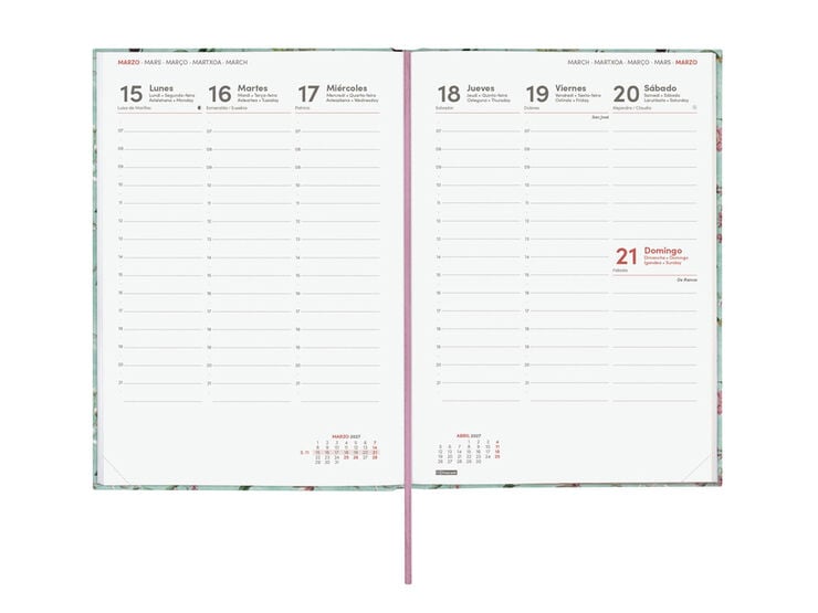 Agenda Finocam Porto Setmana Vista Vertical 2027 Castell&agrave; Bot&agrave;nic