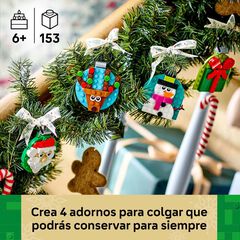 LEGO® Iconic Selección de Adornos Navideños 40744