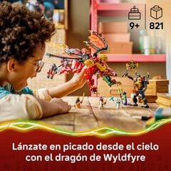 LEGO&reg; Ninjago Robot Drag&oacute;n Transformable de Wyldfyre 71868