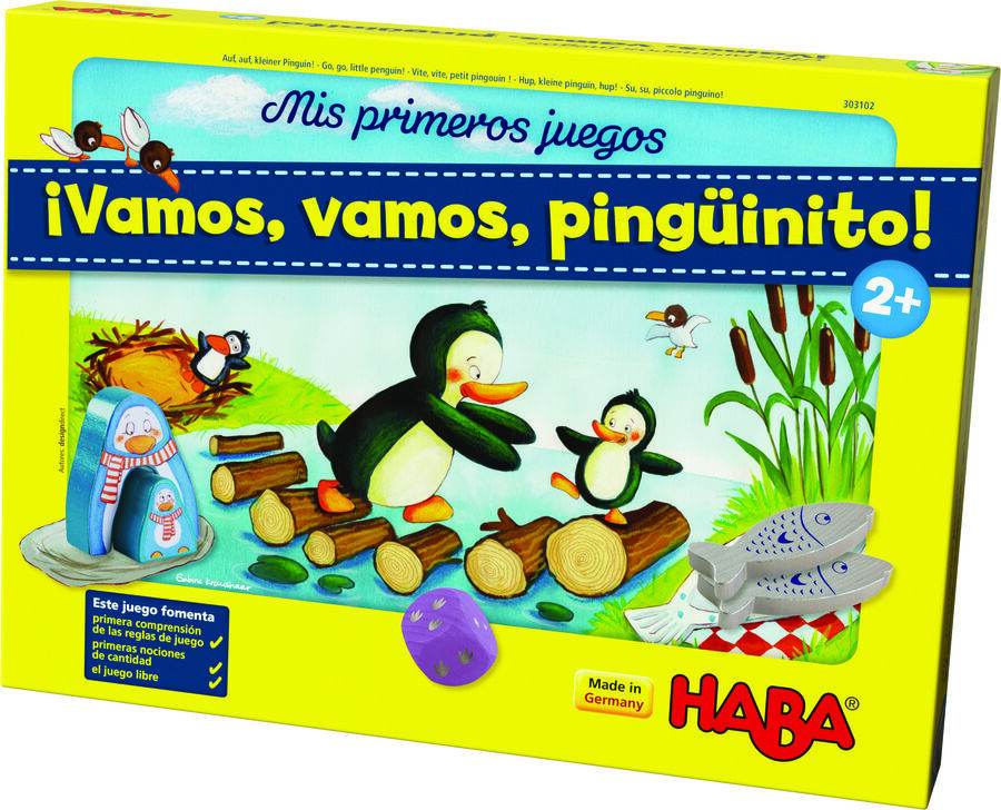 Joc d'habilitat Haba Mis primeros juegos &iexcl;Vamos,vamos,ping&uuml;inito!