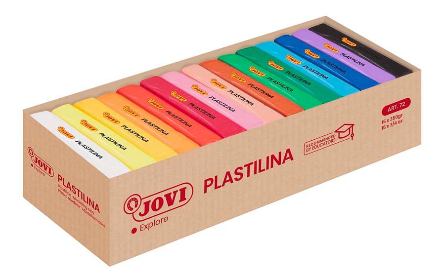 Plastelina Jovi vegetal 350g 15 colores