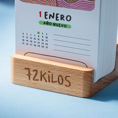 Calendario Sobremesa Tarjetas Tantanfan Castellano 2027 72Kilos