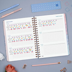 Agenda Finocam Optimal Semana Vista Horizontal 2027 Multiling&uuml;e Gris