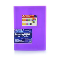 Carpeta 10 fundes A4 Office Box
