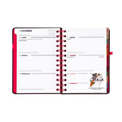 Agenda Mr. Wonderful Peque&ntilde;a Semana Vista Castellano Aesthetic 2027