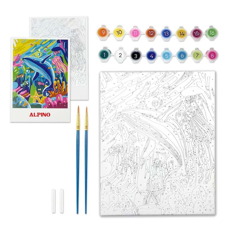 Pinta por números Alpino Ocean