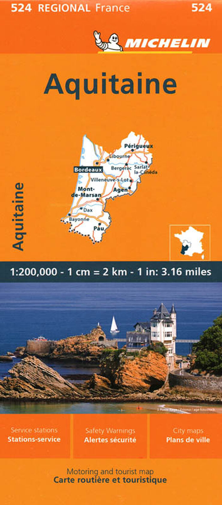 Mapa Regional Aquitaine