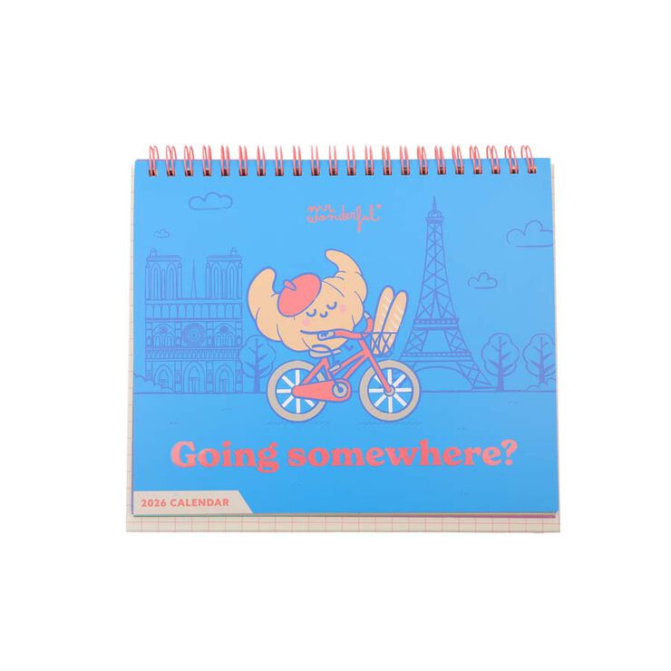 Calendario sobremesa 2026 cast Going Somewhere?