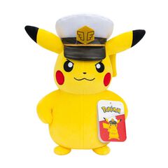 Pokémon Peluche Capitán Pikachu 20 cm