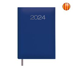 Agenda Dohe Lisboa día/pág 2024 cat 14X20 Azul
