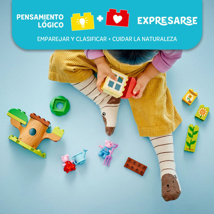 LEGO® DUPLO Peppa Pig Jardín y Casa del Árbol de Peppa Pig 10431