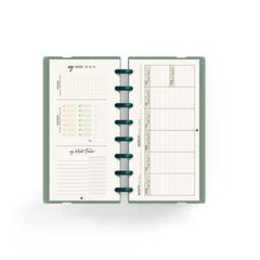 Planificador Ingeniox + check list verd menta