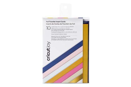 Cricut Joy Insert Cards 11,4 cm x 15,9 cm 10-pack (Sensei Sampler) WITH FOIL SHEETS