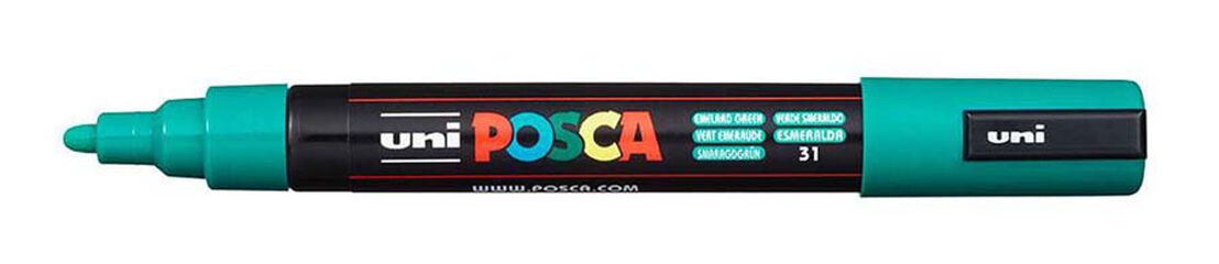 Retolador Posca PC-5M maragda