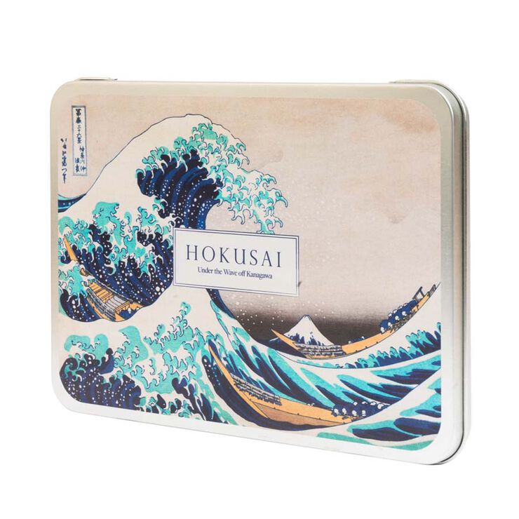 Puzzle 100 Piezas caja Metálica Kokonote Hokusai