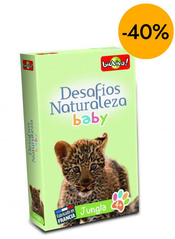 Juego de cartas Bioviva Desaf&iacute;os Naturaleza Baby Jungla