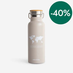 Botella termo Miss Wood gris