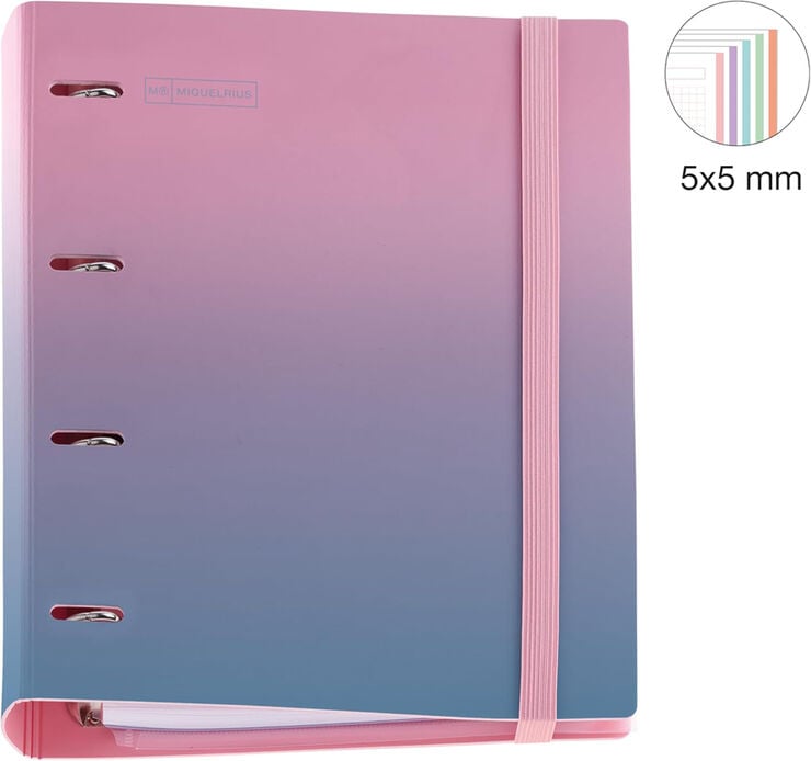 Carpebloc Polyfoam A4 Gradient Rosa y Azul