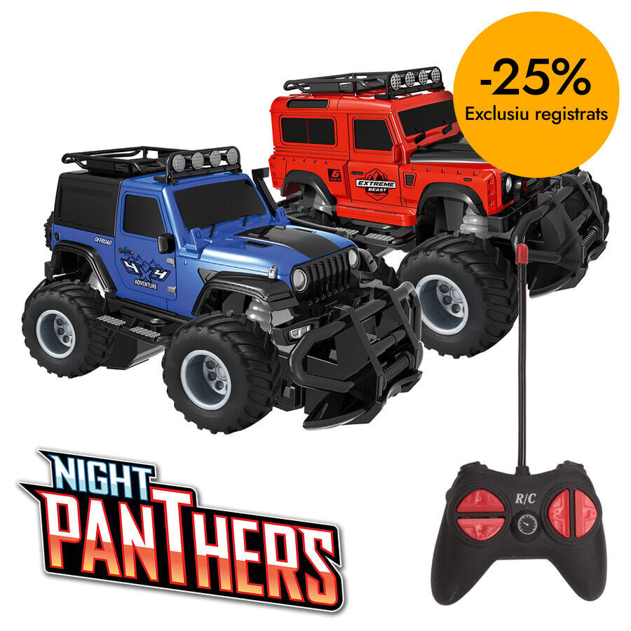 Coche radiocontrol Night Panthers. Modelo surtido