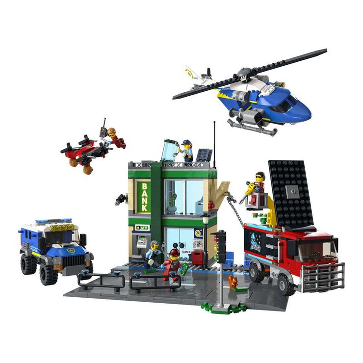 LEGO® City Persecució Policial al Banc 60317