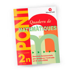 Quadern de matemàtiques Pont 2n ESO