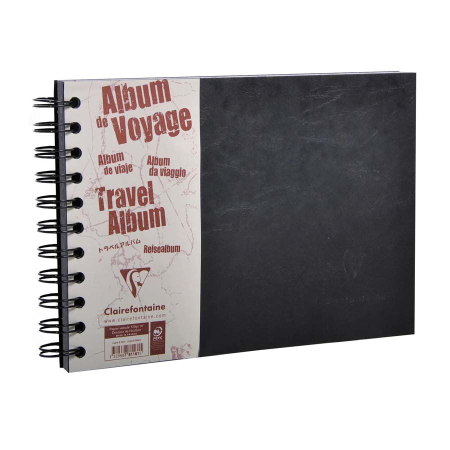 &Aacute;lbum A5 Nomaddict Paisaje negro