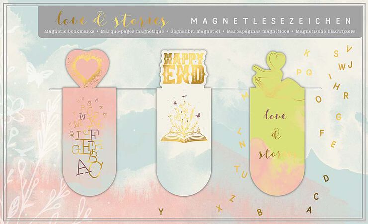 Marcapáginas magnético Love&Stories 3u