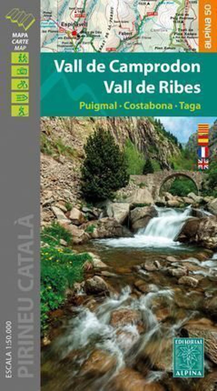 Vall de Camprodón Vall de Ribes 1:50.000