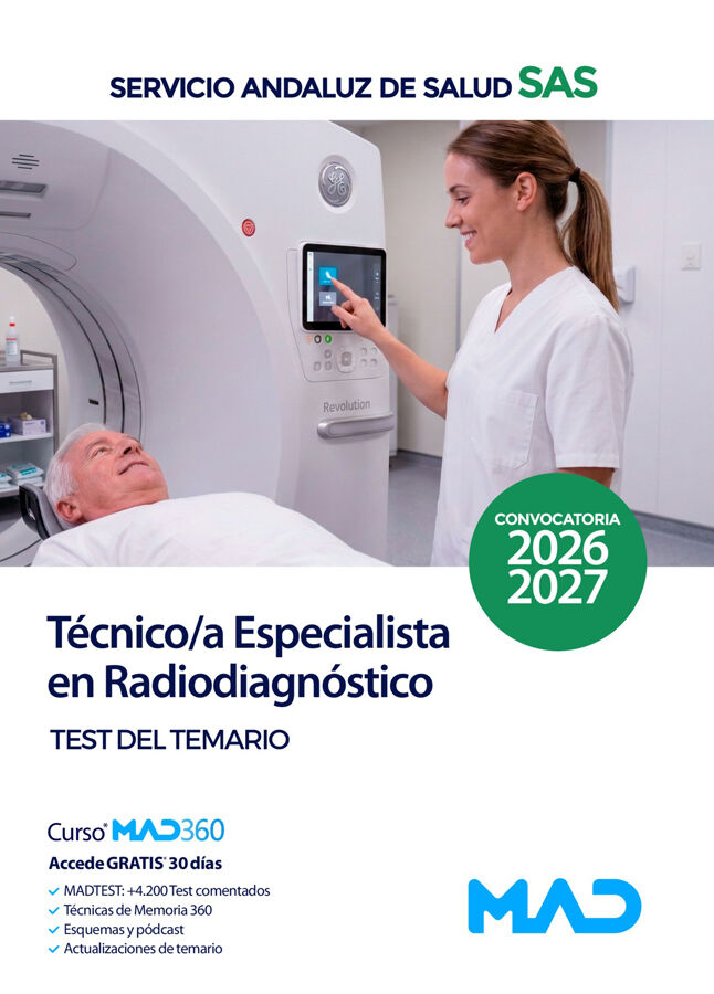 T&eacute;cnico/a Especialista en Radiodiagn&oacute;stico del Servicio Andaluz de Salud. Temario Com&uacute;n