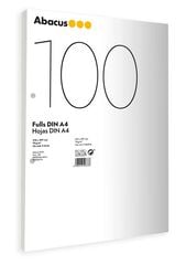 Recambio de papel Abacus A4 liso 2 agujeros 100 hojas Recambio de papel Abacus A4 liso 2 agujeros 100 hojas