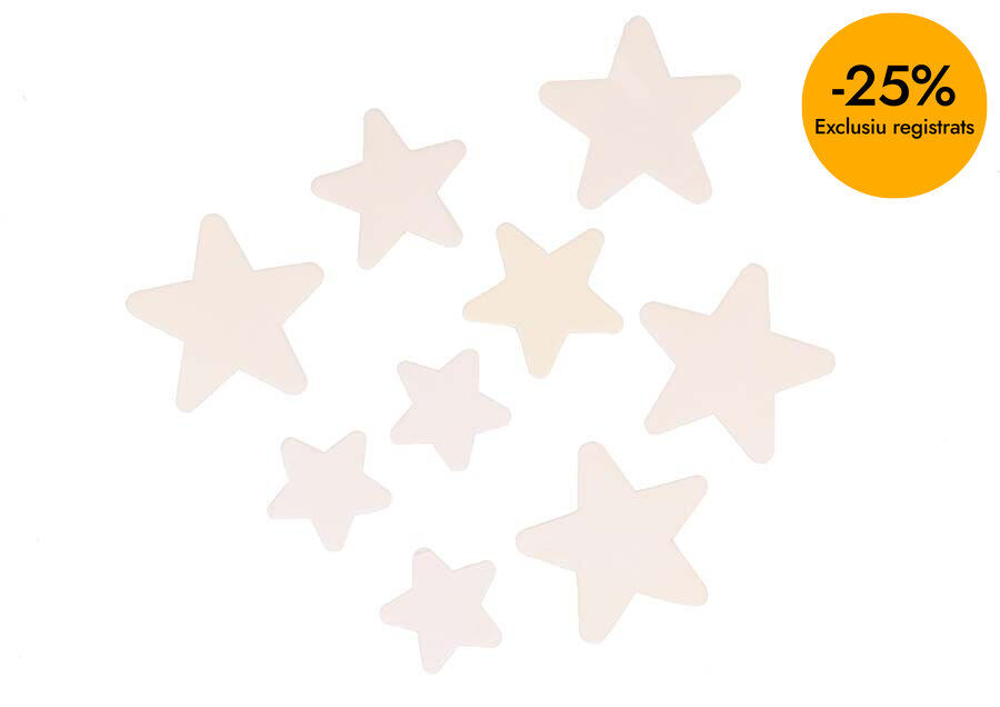 Estrellas de madera Abacus 70u