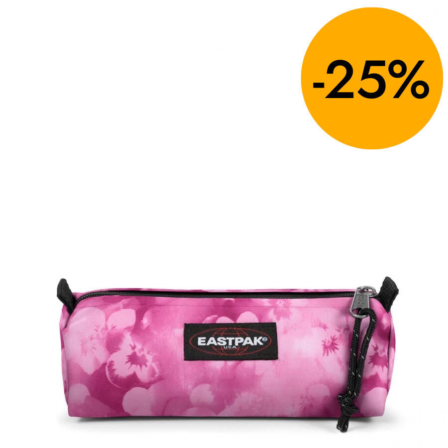 Estuche Eastpak Benchmark Flower Blur pink