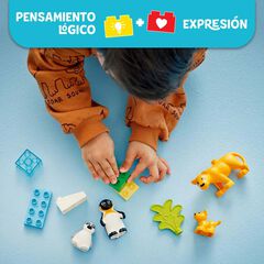 LEGO® DUPLO Town Familias de la Fauna Salvaje: Pingüinos y Leones 10442