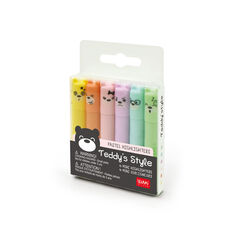 Marcadors pastel Legami Teddy's 6 unitats