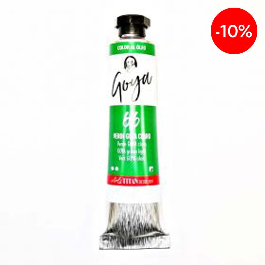 Pintura al &oacute;leo Goya 20ml verde goya
