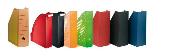 Revistero Abacus L/F A4 amarillo fluorescente