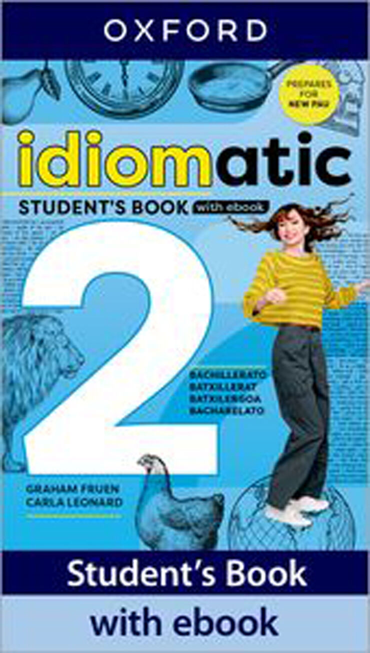 Idiomatic 2º Bach. Student's Book with Ebook