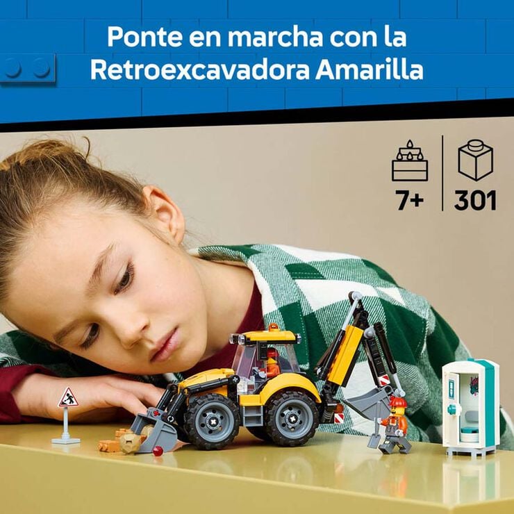 LEGO&reg; City Retroexcavadora Amarilla 60480