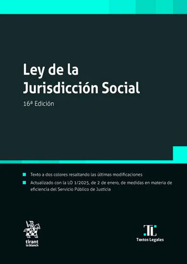 Ley de la Jurisdicci&oacute;n Social 16&ordf; Edici&oacute;n