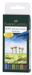 Retoladors Faber-Castell Pitt Paisatges 6u