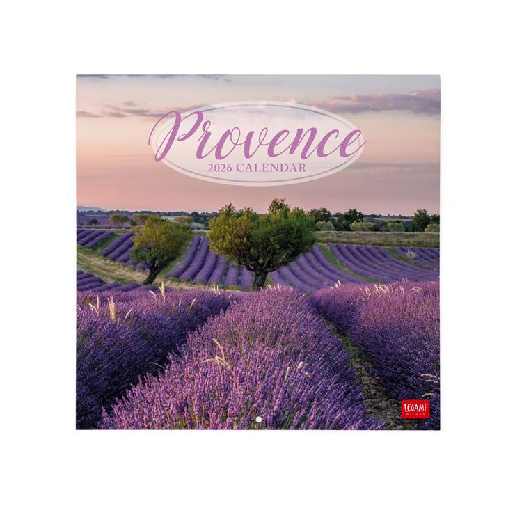 Calendario pared Legami 30x29cm 2026 Provence