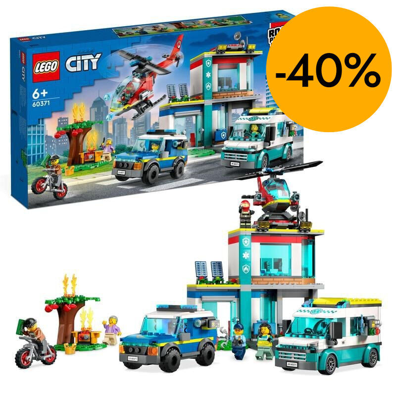 LEGO&reg; City Central de Veh&iacute;culos de Emergencia 60371