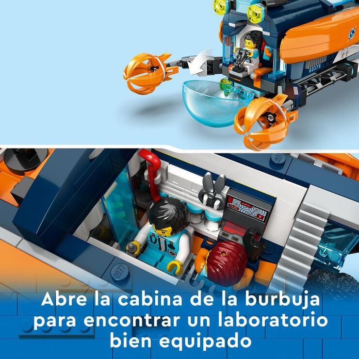 LEGO® City SubmariNo Explorador de las Profundidades Marinas 60379