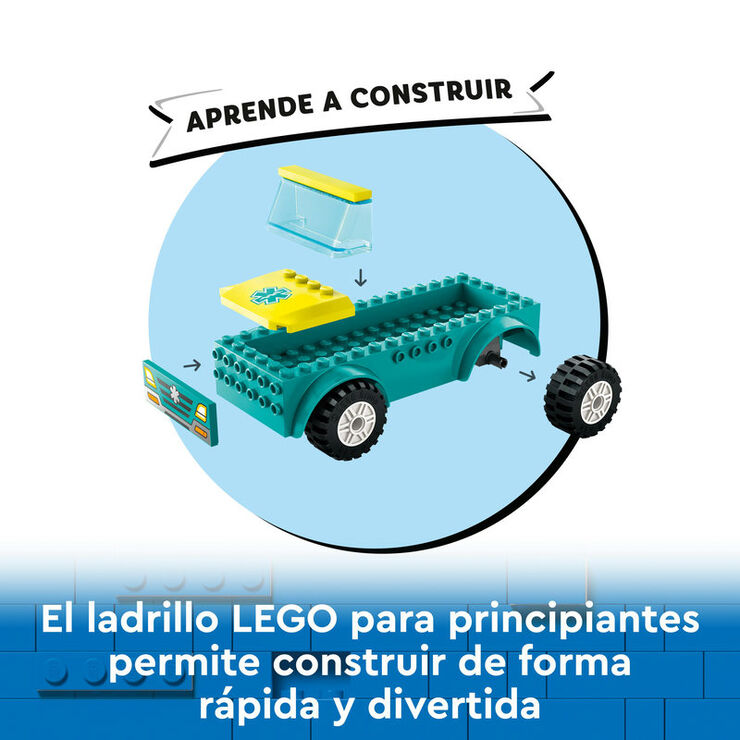 LEGO® City Ambulància d'Emergències i noi amb Snowboard 60403