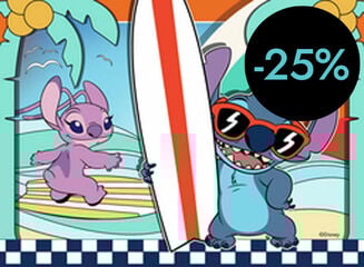 Stitch Puzle Progresivo 12-16-20-24 piezas