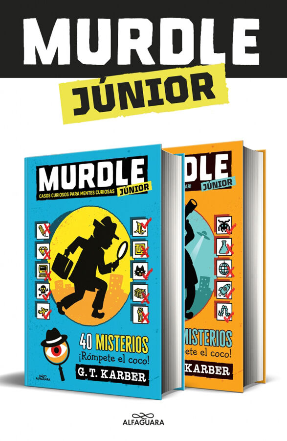 Murdle JUNIOR Pack con 2 libros: Casos curiosos para mentes curiosas y Preparados, listos... &iexcl;A investigar!