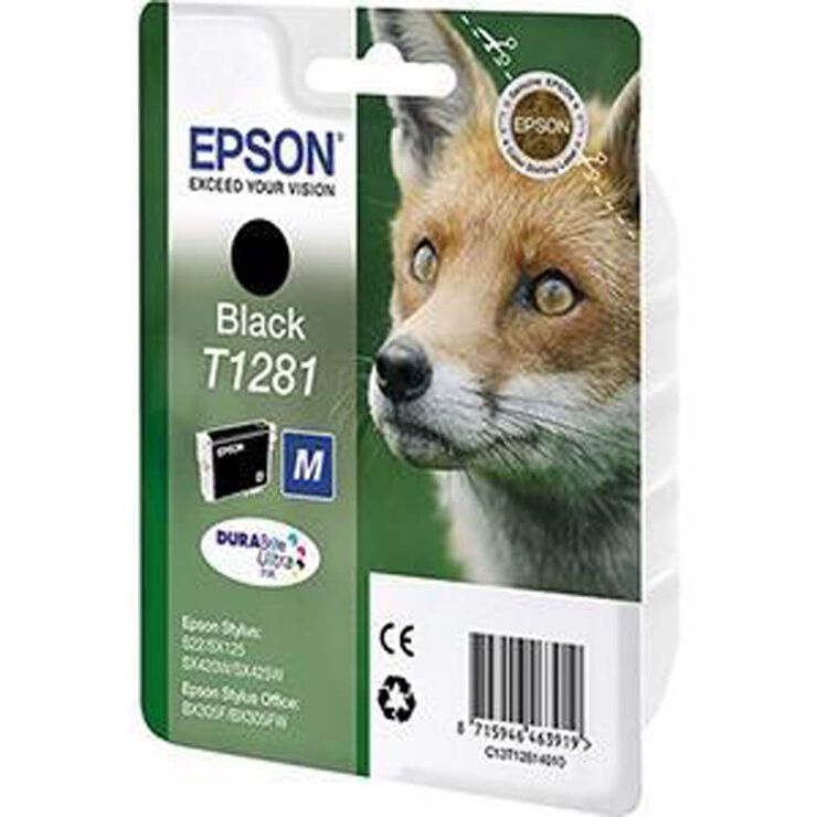 Cartucho original Epson Stylus Sx125 negro - Ref. C13T12814012