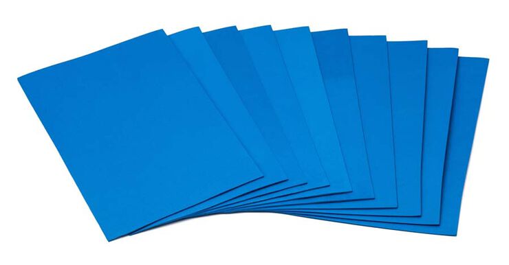 Planxa Eva Faibo 30x20x0,2cm blau fosc 10u